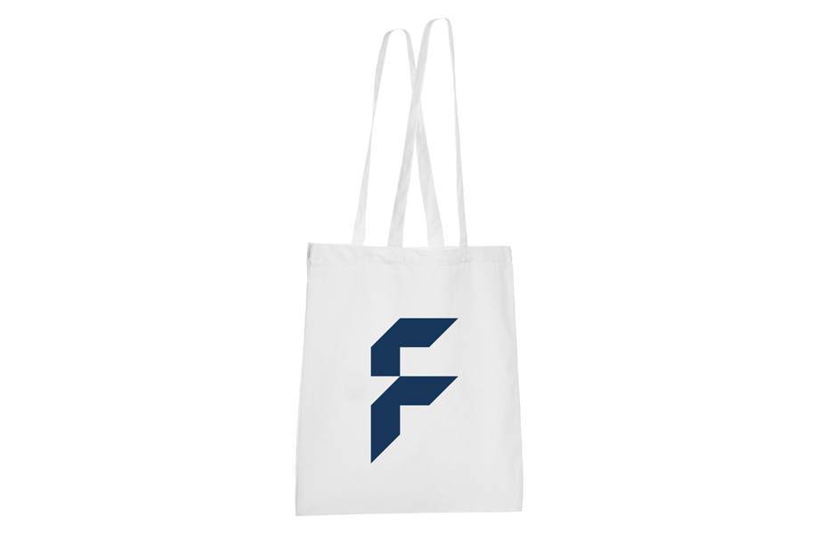 Basic cotton bag white