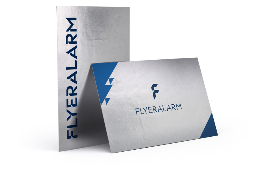 Business cards made from Silverstar