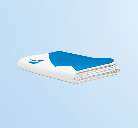 Indoor teardrop flags, double sided print only