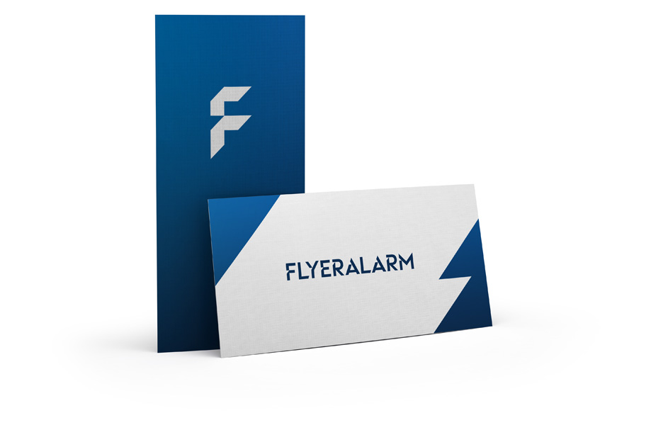 Flyers made from special materials, linen paper