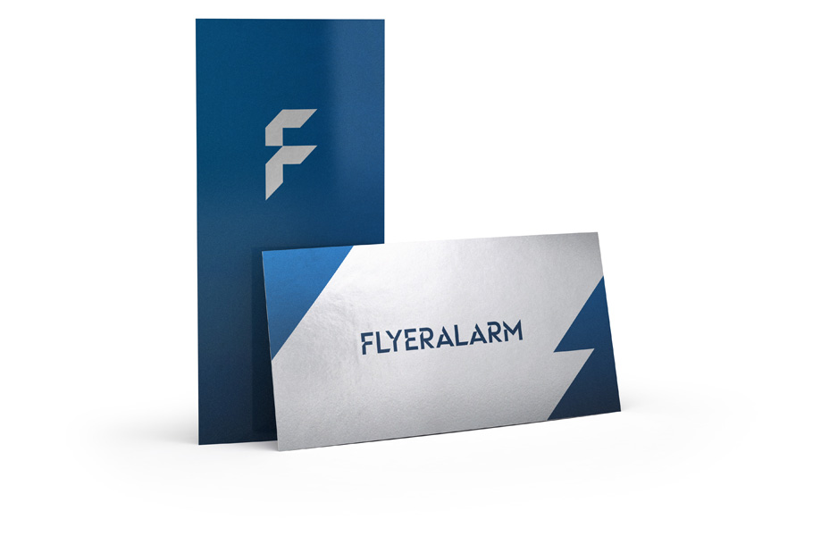 Flyers made from special materials, silverstar