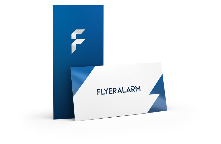 Flyers with finish, partial UV varnish