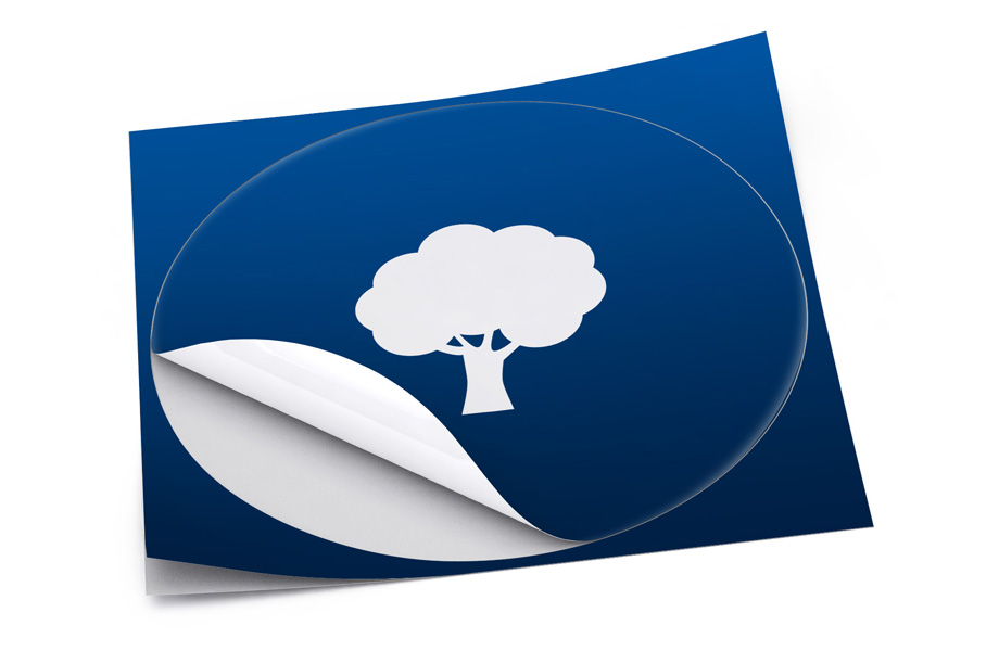 Outdoor stickers - round
