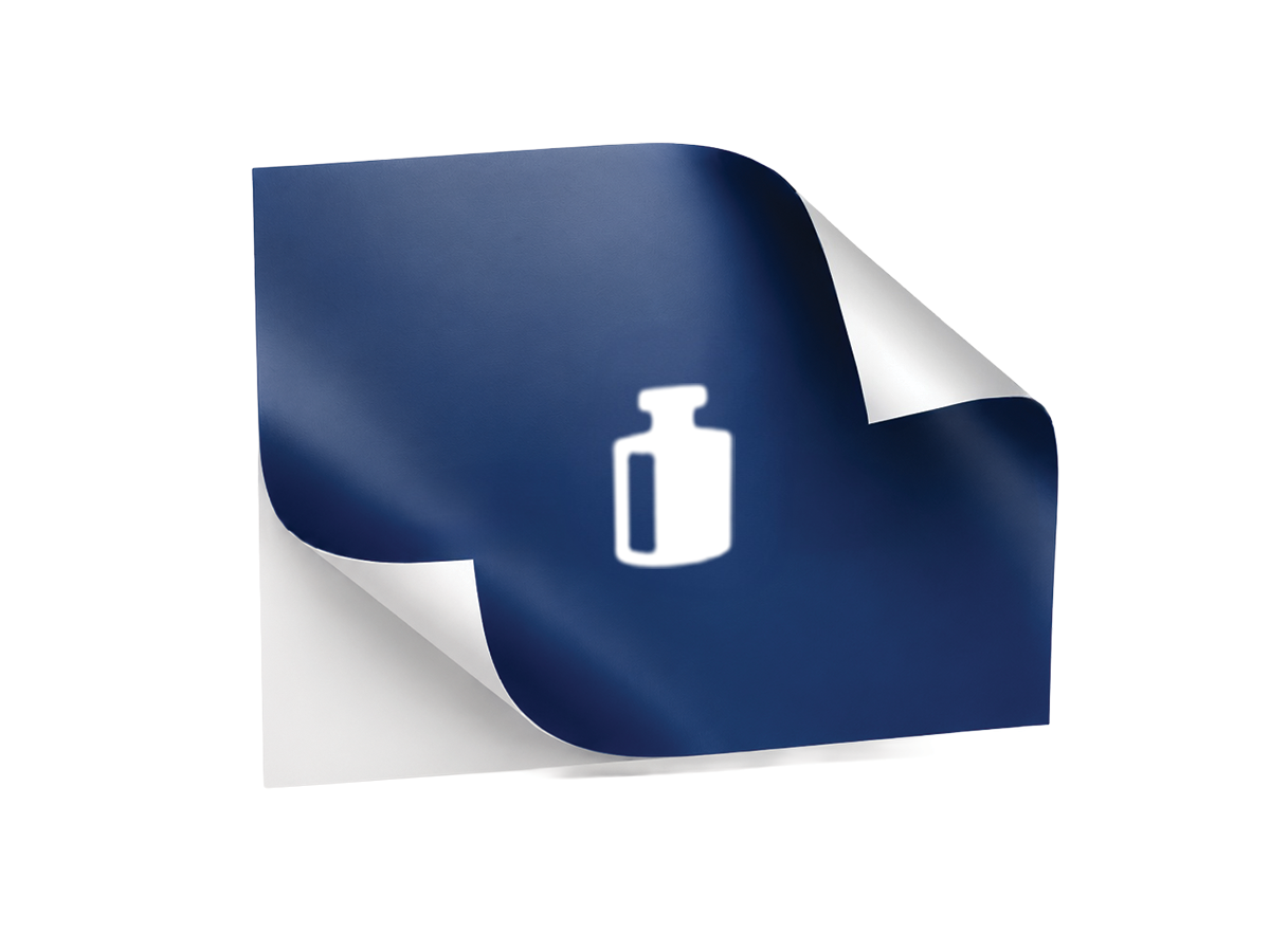 Highly adhesive stickers